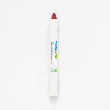 Mamaearth Hydra-Matte Crayon Transferproof Lipstick with Argan Oil & Hyaluronic Acid - 03 Berry Red-2.4 g